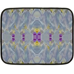 We Are Flower People In Bloom Fleece Blanket (mini) by pepitasart