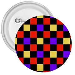 Checkerboard Again 3  Buttons by impacteesstreetwearseven