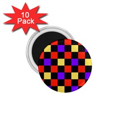 Checkerboard Again 1 75  Magnets (10 Pack)  by impacteesstreetwearseven