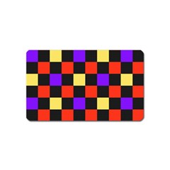 Checkerboard Again Magnet (name Card) by impacteesstreetwearseven