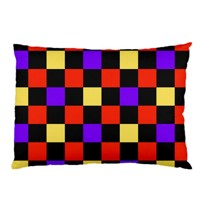 Checkerboard Again Pillow Case