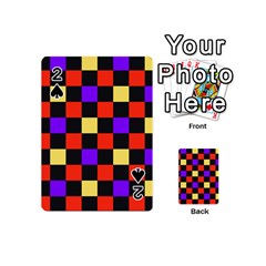 Checkerboard Again Playing Cards 54 Designs (mini) by impacteesstreetwearseven