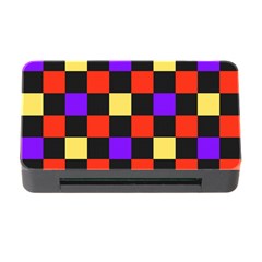 Checkerboard Again Memory Card Reader With Cf