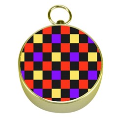 Checkerboard Again Gold Compasses by impacteesstreetwearseven