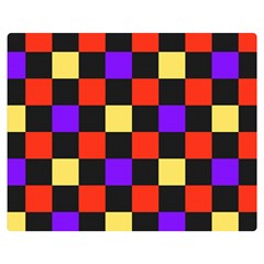 Checkerboard Again Double Sided Flano Blanket (medium) 