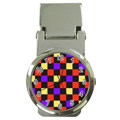 Checkerboard Again Money Clip Watches