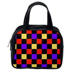 Checkerboard Again Classic Handbag (one Side)