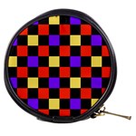 Checkerboard Again Mini Makeup Bag Front