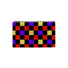 Checkerboard Again Cosmetic Bag (small)