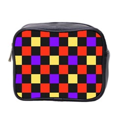 Checkerboard Again Mini Toiletries Bag (two Sides) by impacteesstreetwearseven