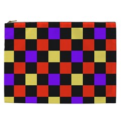 Checkerboard Again Cosmetic Bag (xxl)