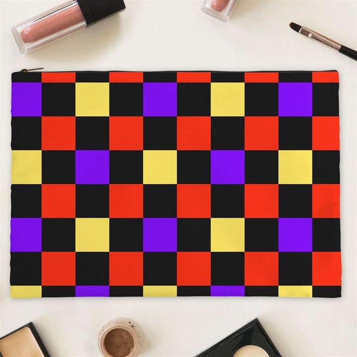 Checkerboard Again Cosmetic Bag (XXL)