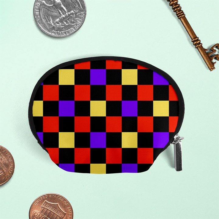 Checkerboard Again Accessory Pouch (Small)