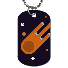 Meteor Meteorite Space Comet Dog Tag (one Side) by Pakrebo