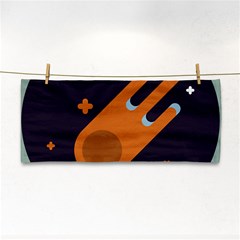 Meteor Meteorite Space Comet Hand Towel by Pakrebo