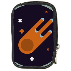 Meteor Meteorite Space Comet Compact Camera Leather Case