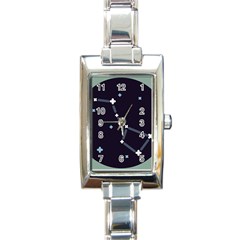 Celebrities Categories Universe Sky Rectangle Italian Charm Watch by Pakrebo