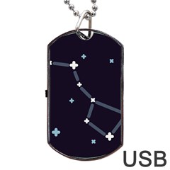 Celebrities Categories Universe Sky Dog Tag Usb Flash (two Sides) by Pakrebo