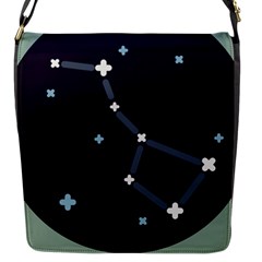 Celebrities Categories Universe Sky Flap Closure Messenger Bag (s) by Pakrebo