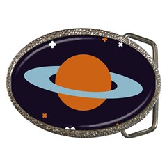 Planet Orbit Universe Star Galaxy Belt Buckles by Pakrebo