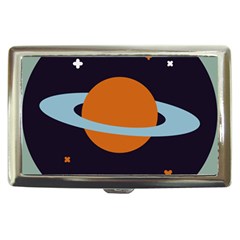 Planet Orbit Universe Star Galaxy Cigarette Money Case by Pakrebo