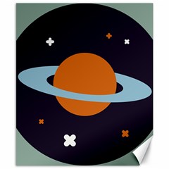 Planet Orbit Universe Star Galaxy Canvas 8  X 10  by Pakrebo