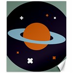 Planet Orbit Universe Star Galaxy Canvas 8  x 10  8.15 x9.66  Canvas - 1