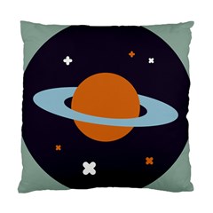 Planet Orbit Universe Star Galaxy Standard Cushion Case (two Sides) by Pakrebo