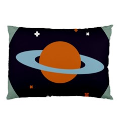 Planet Orbit Universe Star Galaxy Pillow Case by Pakrebo