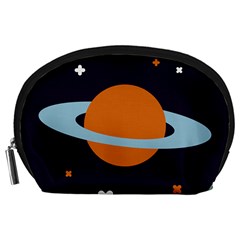 Planet Orbit Universe Star Galaxy Accessory Pouch (large) by Pakrebo