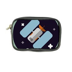 Satellite Machine Space Dark Coin Purse by Pakrebo