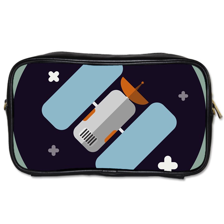 Satellite Machine Space Dark Toiletries Bag (One Side)