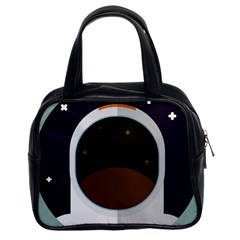 Astronaut Space Astronomy Universe Classic Handbag (two Sides) by Pakrebo