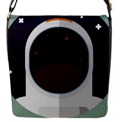 Astronaut Space Astronomy Universe Flap Closure Messenger Bag (s) by Pakrebo