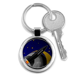 Science Fiction Sci Fi Sci Fi Logo Key Chain (round) by Pakrebo