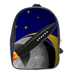 Science Fiction Sci Fi Sci Fi Logo School Bag (large) by Pakrebo