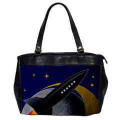 Science Fiction Sci Fi Sci Fi Logo Oversize Office Handbag