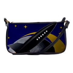 Science Fiction Sci Fi Sci Fi Logo Shoulder Clutch Bag by Pakrebo