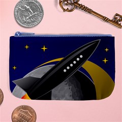 Science Fiction Sci Fi Sci Fi Logo Large Coin Purse by Pakrebo