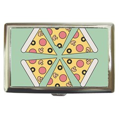 Pizza Slice Food Italian Cigarette Money Case by Pakrebo