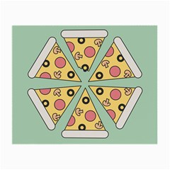 Pizza Slice Food Italian Small Glasses Cloth (2 Sides) by Pakrebo