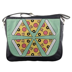 Pizza Slice Food Italian Messenger Bag by Pakrebo