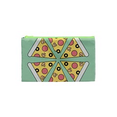 Pizza Slice Food Italian Cosmetic Bag (xs) by Pakrebo