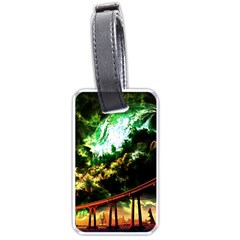 Science Fiction Forward Futuristic Luggage Tag (one Side) by Pakrebo