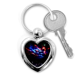 Science Fiction Sci Fi Forward Key Chain (heart) by Pakrebo