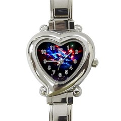 Science Fiction Sci Fi Forward Heart Italian Charm Watch by Pakrebo