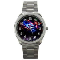 Science Fiction Sci Fi Forward Sport Metal Watch by Pakrebo