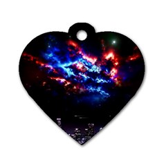 Science Fiction Sci Fi Forward Dog Tag Heart (one Side) by Pakrebo