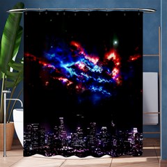 Science Fiction Sci Fi Forward Shower Curtain 60  X 72  (medium)  by Pakrebo