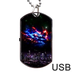 Science Fiction Sci Fi Forward Dog Tag Usb Flash (one Side) by Pakrebo